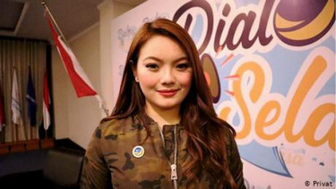 Hillary Brigita Lasut sang anggota DPR termuda periode 2019-2024.