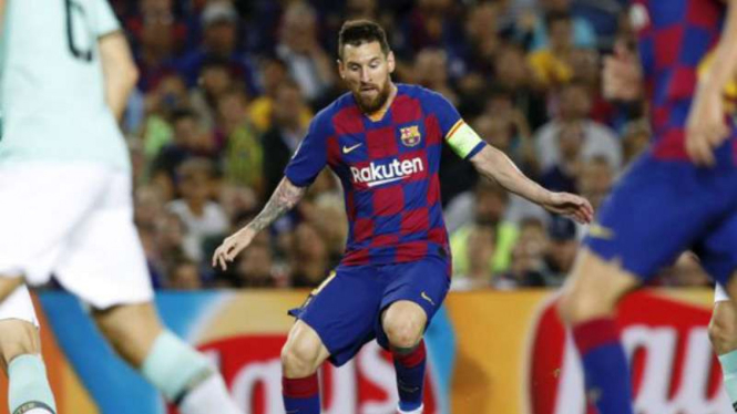Megabintang Barcelona, Lionel Messi.