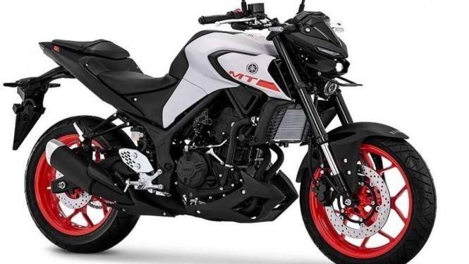 Yamaha MT-25 dengan tampilan baru