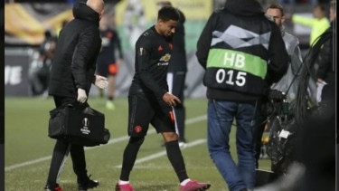 Gelandang serang Manchester United, Jesse Lingard
