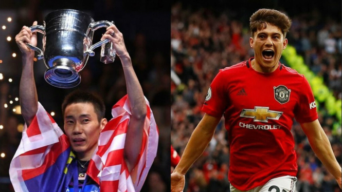 Maestro bulutangkis Malaysia, Lee Chong Wei & Pemain MU, Daniel James 