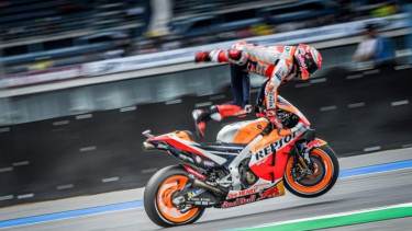 Pembalap Repsol Honda, Marc Marquez