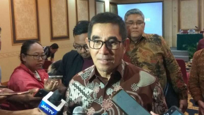 Mantan Ketua Mahkamah Konstitusi, Hamdan Zoelva di Jakarta.