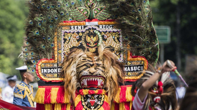 Kesenian Reog Ponorogo (Foto ilustrasi).