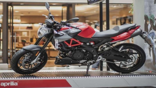 Meluncur di Indonesia, motor Aprilia Shiver 900 dibanderol Rp560 juta.