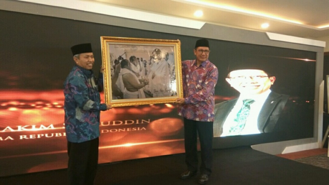Menteri Agama Lukman Hakim Saifuddin saat evaluasi penyelenggaraan haji 2019