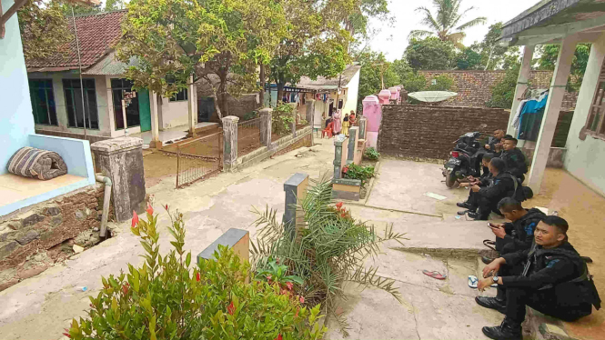 Rumah Syahril Alamsyah alias Abu Rara, terduga pelaku penusukan Menkopolhukam Wiranto.