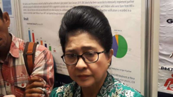 Menteri Kesehatan Nila F Moeloek.