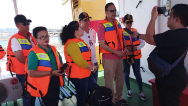PT Pelni uji coba Kapal KM Gandha Nusantara.