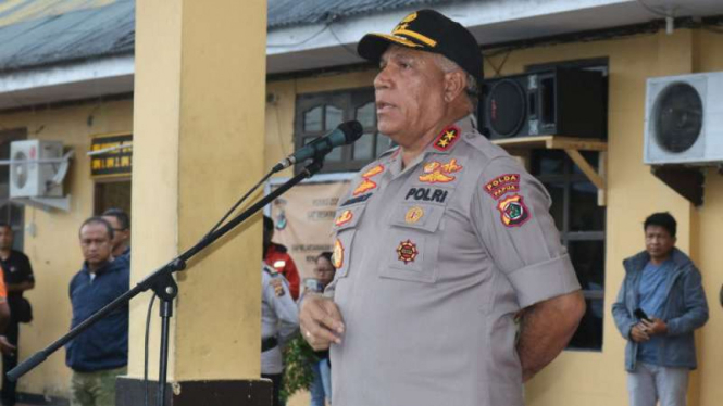 Kapolda Papua Inspektur Jenderal Polisi Paulus Waterpauw, di Papua.