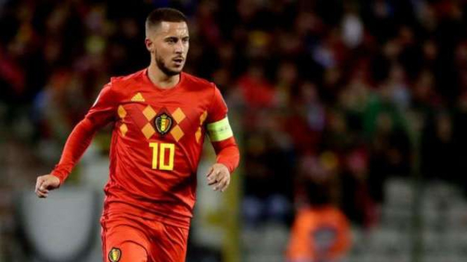 Bintang Timnas Belgia, Eden Hazard