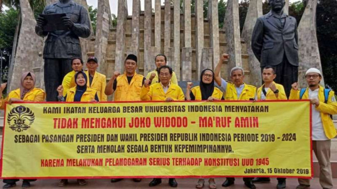 Alumni UI mendeklarasikan diri sebagai kelompok antijokowi.