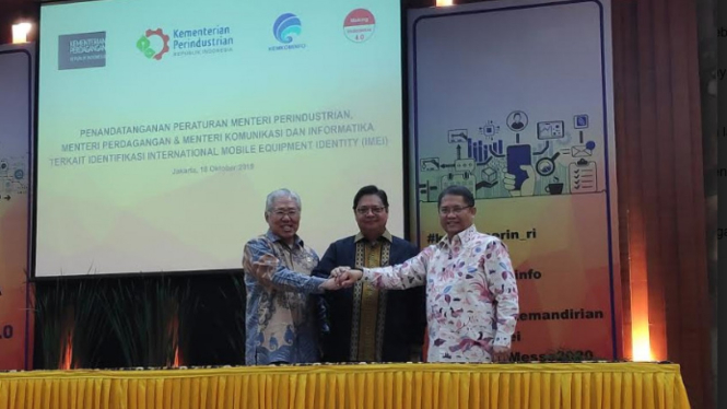Tiga menteri teken aturan IMEI