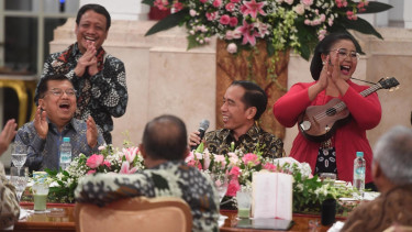 Perpisahan Kabinet Kerja Jokowi-Jusuf Kalla.