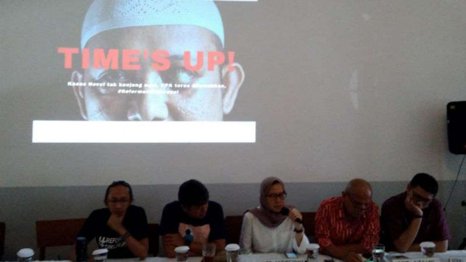 Kontras saat diskusi di Jakarta, Sabtu, 19 Oktober 2019.