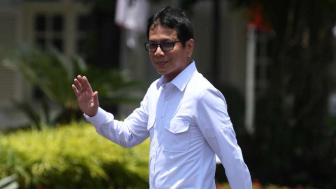Wishnutama datang ke Istana Kepresidenan Jakarta