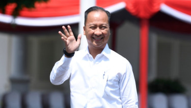 Agus Gumiwang datang ke Istana Kepresidenan Jakarta