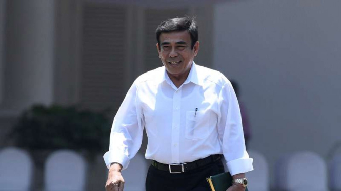 Menteri Agama (Menag) Fachrul Razi di Istana Kepresidenan Jakarta.