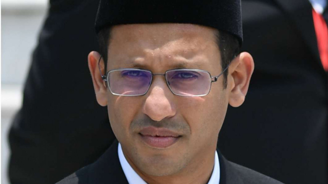 Mendikbud Nadiem Makarim di Istana Negara