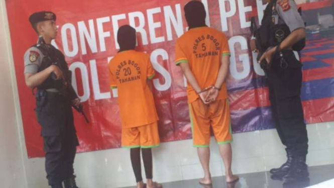 Polisi tangkap dua orang penjual perawan di Bogor.