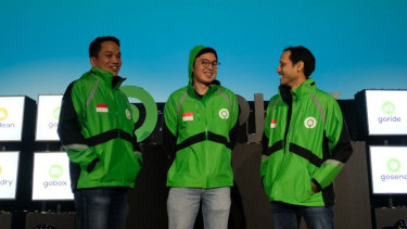 Co-founder Gojek, Kevin Aluwi (tengah)  