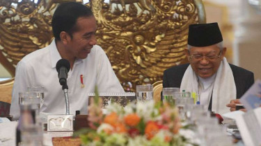 Sidang kabinet paripurna di Istana Merdeka, Jakarta, Kamis (24/10/2019). 