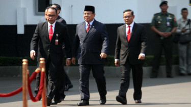 Menhan Prabowo Subianto.