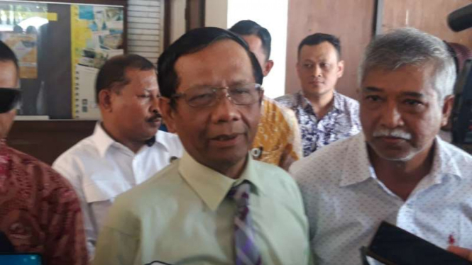 Menteri Koordinator Bidang Politik Hukum dan Keamanan Mahfud Md. 