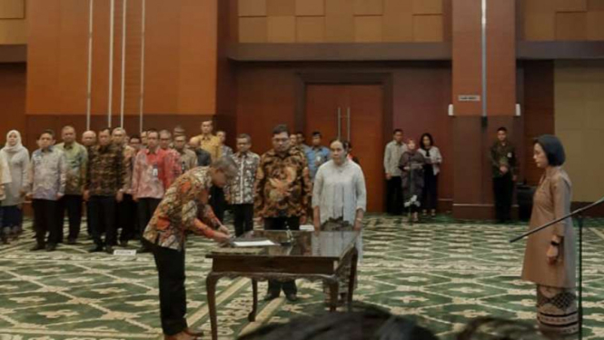 Suryo Utomo dilantik menjadi Dirjen Pajak Kementerian Keuangan