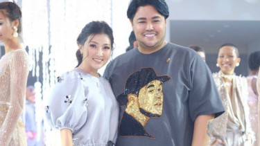 Sarwendah dan Ivan Gunawan di IPMI Trend Show 2020