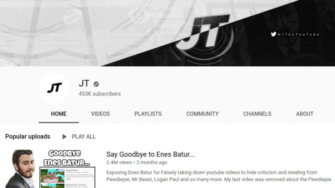 Saluran JT YouTube