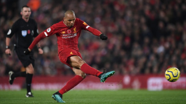 Gelandang Liverpool, Fabinho cetak gol indah ke gawang Manchester City