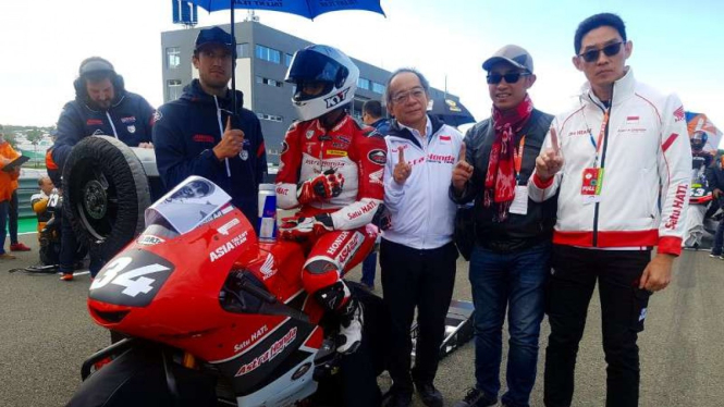 Tim Astra Honda Motor di balap FIM CEV Championship 2019