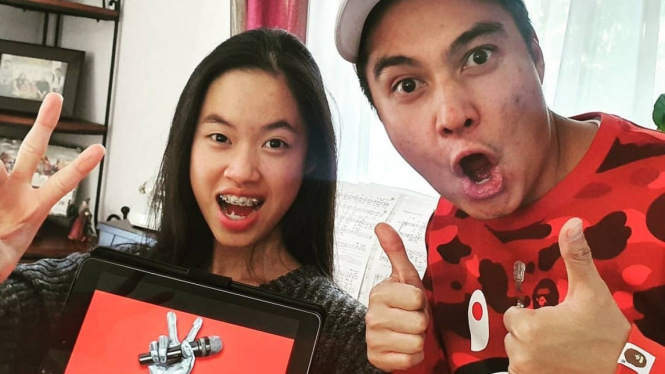 Claudia Emmanuela Santoso dan Baim Wong.