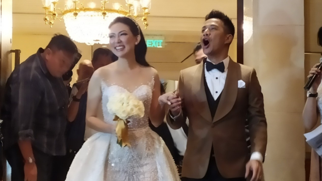 Aida Chandra dan Baim Wong.