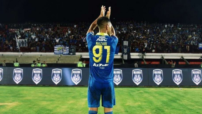 Gelandang Persib Bandung, Omid Nazari