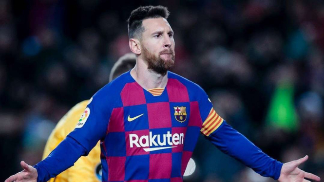 Megabintang Barcelona, Lionel Messi