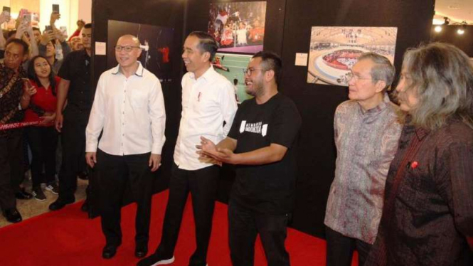 Presiden Joko Widodo pada Acara Pameran Fotografi.