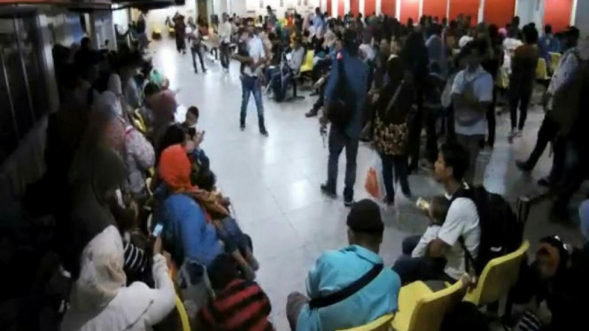 Suasana di ruangan pelayanan keimigrasian KBRI Kuala Lumpur