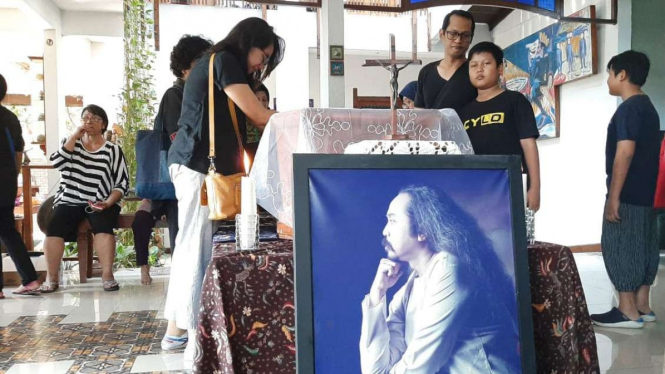 Persemayaman jenazah Djaduk Ferianto