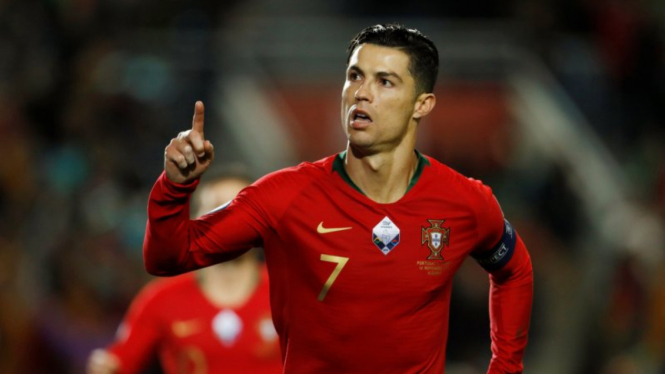 Kapten Timnas Portugal, Cristiano Ronaldo.