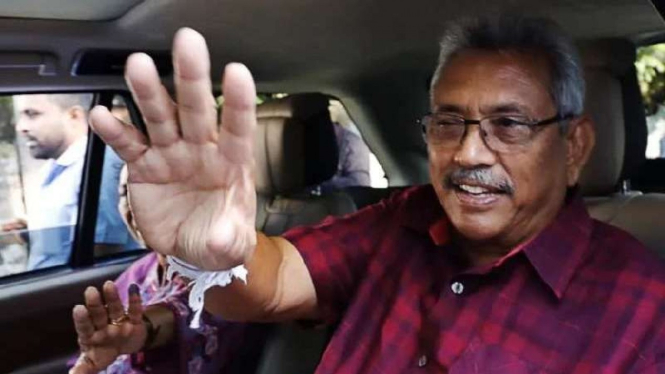 Presiden Sri Lanka Terpilih, Gotabaya Rajapaksa.