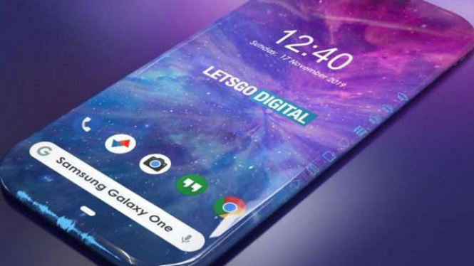 Desain ponsel Samsung yang dibuat LestGoDigital