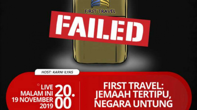ILC Malam Ini: First Travel: Jemaah Tertipu, Negara Untung