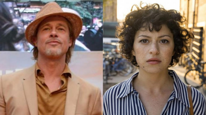 Brad Pitt dan Alia Shawkat.