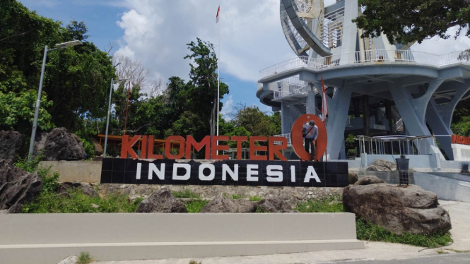 Tugu Nol Kilometer di Sabang. 