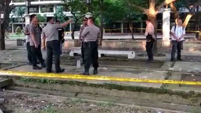 Polisi datangi lokasi bentrokan. (Foto ilustrasi).
