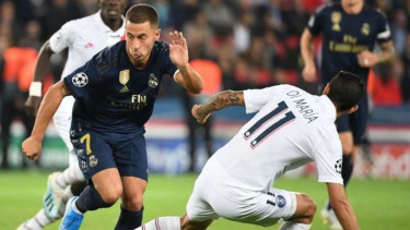 Laga Paris Saint-Germain (PSG) kontra Real Madrid di Liga Champions 2019/2020