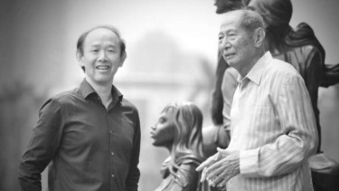 Iwan Sunito(Kiri), Ciputra (Kanan).