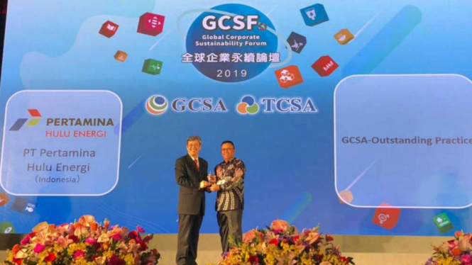 Pertamina Hulu Energi raih Oustanding Practice Award 2019.